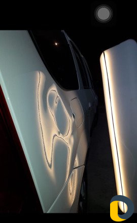 Удаление вмятин без покраски 05. снятие И установк фото