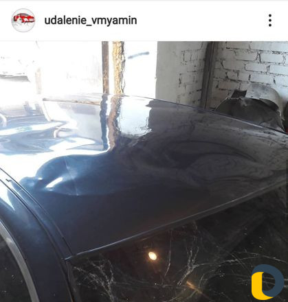 Удаление вмятин без покраски фото